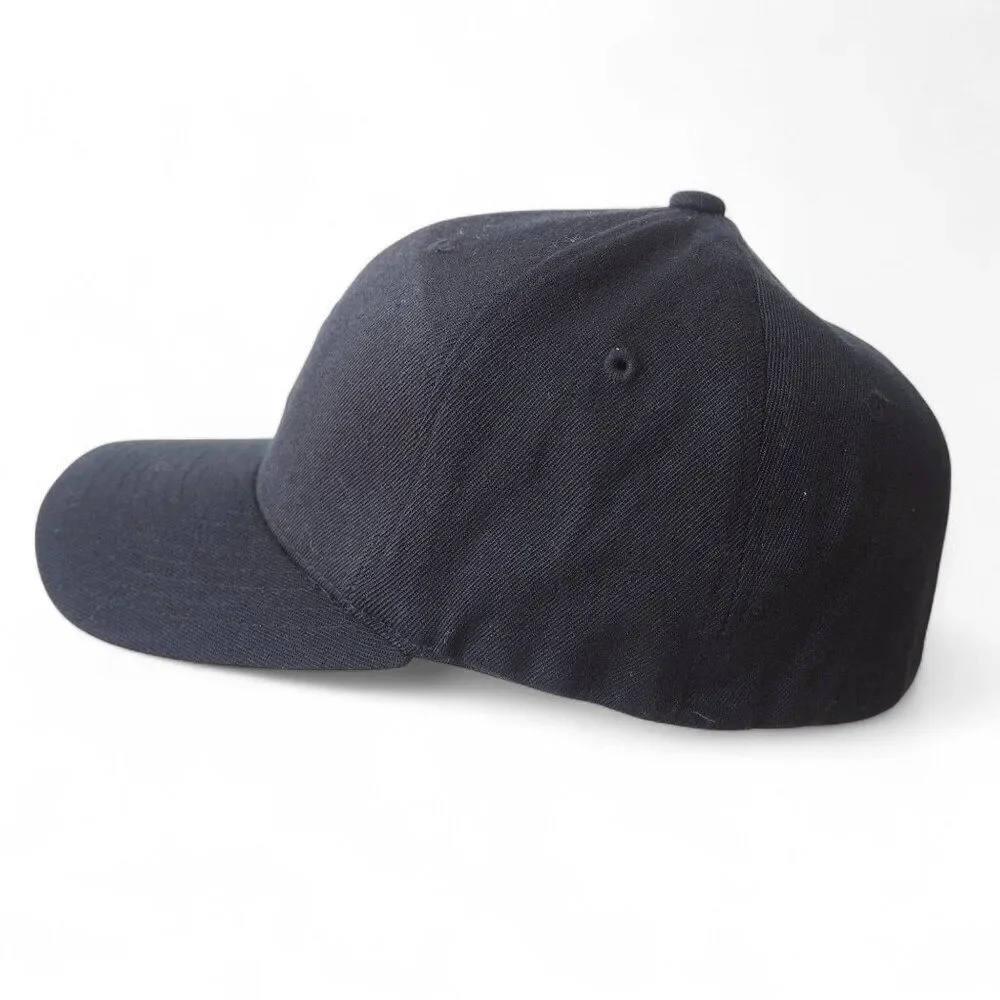 KANGOL Vintage‎ Wool Flex Fit Baseball Fitted Hat 9513BC Black / Grey OS